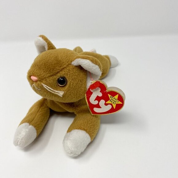 TY Beanie Baby Nip The Cat 7" 1993 Collectable Plush Stuffed Animal Toy Kids - Picture 3 of 9